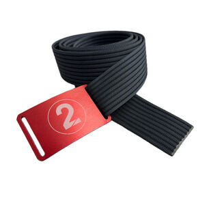 Grip 6 Belt Mens No 2 Buckle Navy Blue Red Nylon Adjustable 1.5in 51.5 Golf EDC